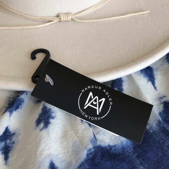 Marcus Adler Metal Trim Panama Hat NWT - Picture 8 of 13